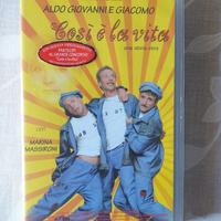 VHS originale Così è la vita - Aldo, Giovanni e Gi