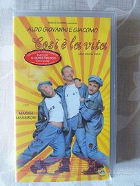 VHS originale Così è la vita - Aldo, Giovanni e Gi