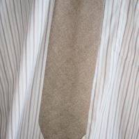 cravatta Enrico Coveri   di lana Beige  ,anni '70
