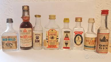 8 bottigliette mignon Gin