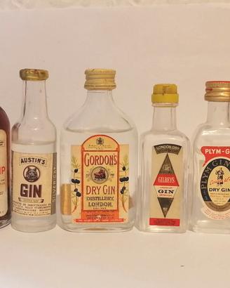 8 bottigliette mignon Gin