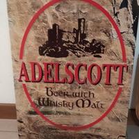 insegna in latta pubblicità birra vintage 