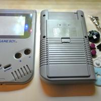 Scocca di ricambio Game Boy Classic Silver Gray
