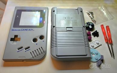Scocca di ricambio Game Boy Classic Silver Gray
