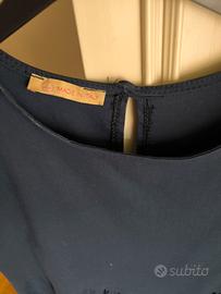 vestito blu di cotone 