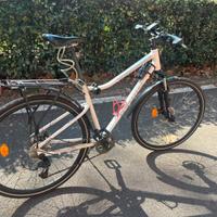 Bici BTwin Riverside 500 bianca misura M