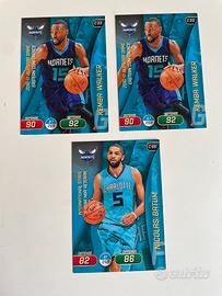 Lotto 3 Carte NBA Hornets