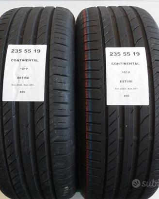 2 gomme 235 55 19 continental a850