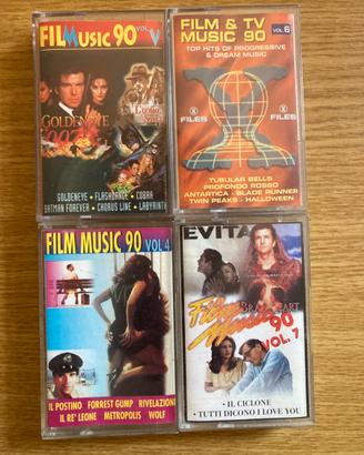 4 Cassette Film Music Anni 90 vol. 4 /5/6/7