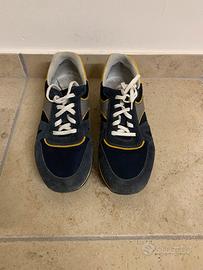 Nero Giardini uomo 40 sneaker Blu Giallo Camoscio