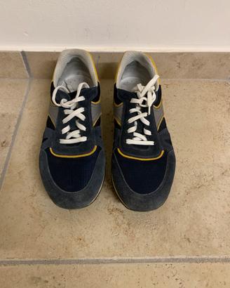 Nero Giardini uomo 40 sneaker Blu Giallo Camoscio
