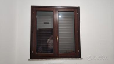 finestre legno doppio vetro + persiane