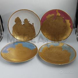 PIATTI ATELIER R SARTI COLORATI