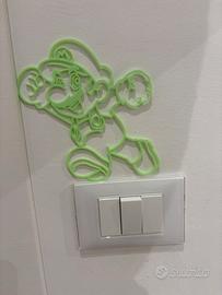Super Mario Bros Fluorescente Parete