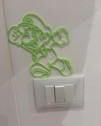 Super Mario Bros Fluorescente Parete