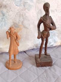 sculture in legno vintage 