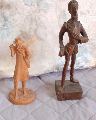 sculture in legno vintage 