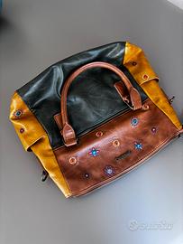 Borsa Desigual multicolore con ricami – originale