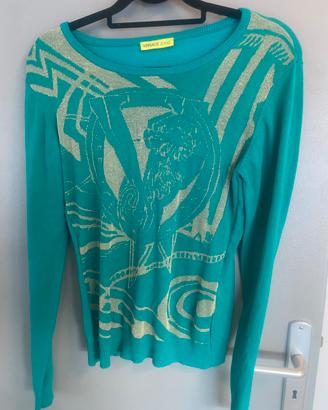 VERSACE JEANS COUTURE PULL VERDE TG M