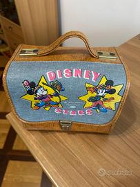 Cartella scolastica vintage della Disney vintage