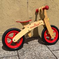 Bici legno senza pedali