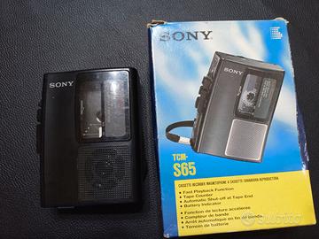 SONY TCM -S65  + 2° REGISTRATORE COMPRESO