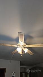 lampadario con ventilatore 
