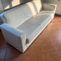 Divano letto bianco 3 posti