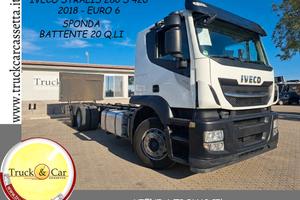 IVECO STRALIS 260S420-2018-TELAIO+SPONDA-EURO 6