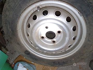 4 cerchi con gomme vintage anni 70 per Opel 