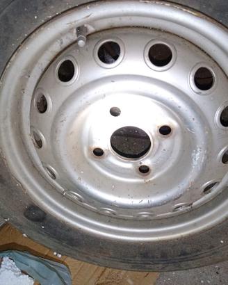4 cerchi con gomme vintage anni 70 per Opel 