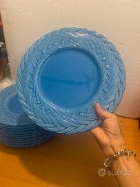 Piatti Este Ceramiche Collezione Vimini Blu