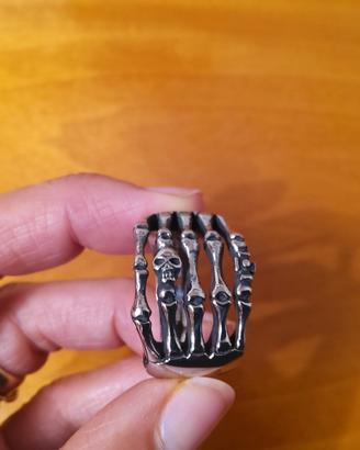Anello Argento 925 Teschio Biker – Tecnologia On/Off – Regalo Uomo White Lion Jewels - Foto 3
