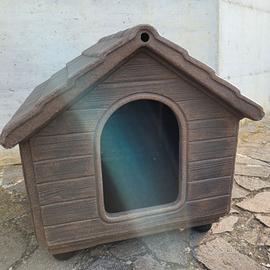 Cuccia per cane, portantina e guinzaglio usati