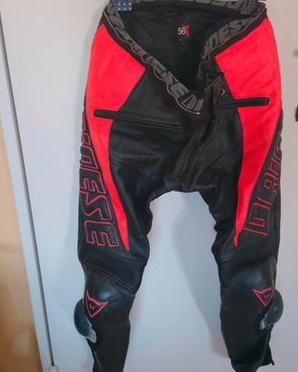 Pantalone Moto Pelle Dainese - Taglia 56 - Racing
