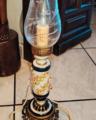 
Lampada da Tavolo Anni 60 in Ceramica Sevres e Ot