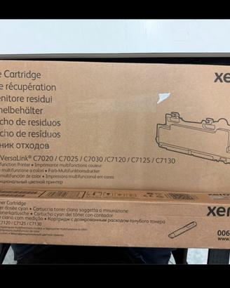 Vaschetta recupero toner + Toner Ciano