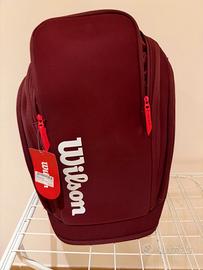 Zaino Tennis Wilson Super Tour Red – Nuovo