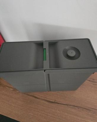 set di 2 contenitori per spazzatura piu liquido