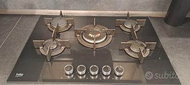 piano cottura 5 fuochi 