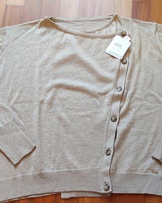 Cardigan elegante Cannella nuovo,  taglia L