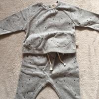 Tutina ciniglia bimbo e completo unisex