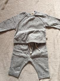 Tutina ciniglia bimbo e completo unisex