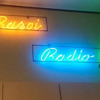 Bellissime scritte neon vintage anni '80 negozio