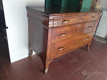 CASSETTIERA in legno Noce
