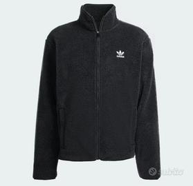 FELPA CON ETICHETTA ZIP NUOVA  ADIDAS 