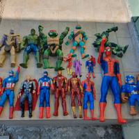 SUPEROI  SPIDERMAN,IRON MAN,thor ,   IN BLOCCO