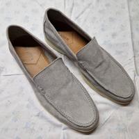 Mocassino Dan John, scarpe in pelle scamosciata