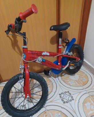 bici bimbo raggio 14 di spiderman 