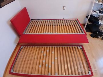 Letto singolo duetto  , Flou